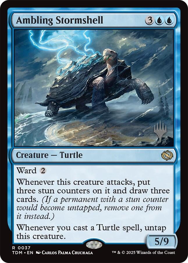 Ambling Stormshell [Tarkir: Dragonstorm Promos] | Deep Dive Games St. Marys