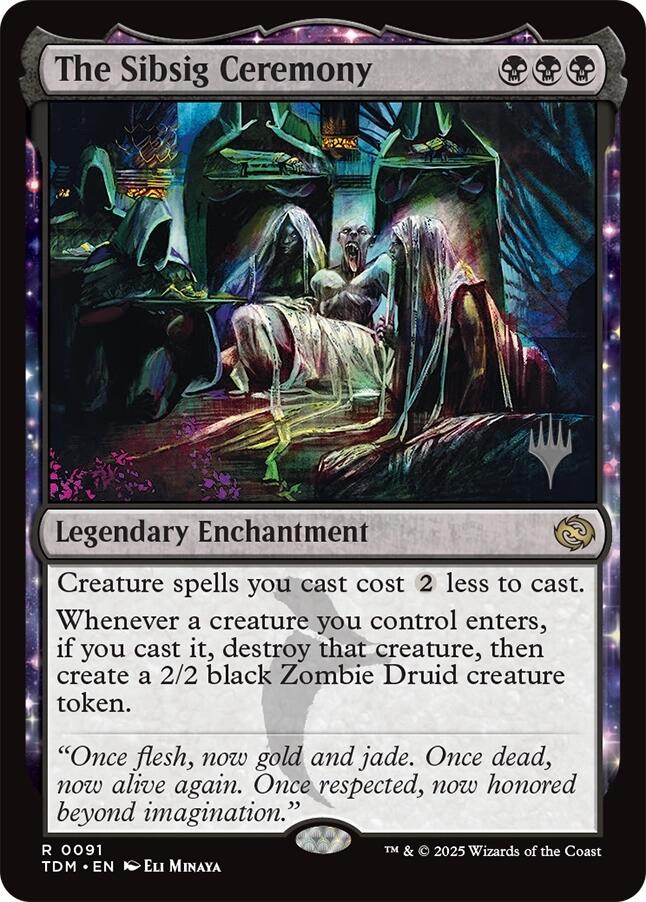 The Sibsig Ceremony (Promo Pack) [Tarkir: Dragonstorm Promos] | Deep Dive Games St. Marys