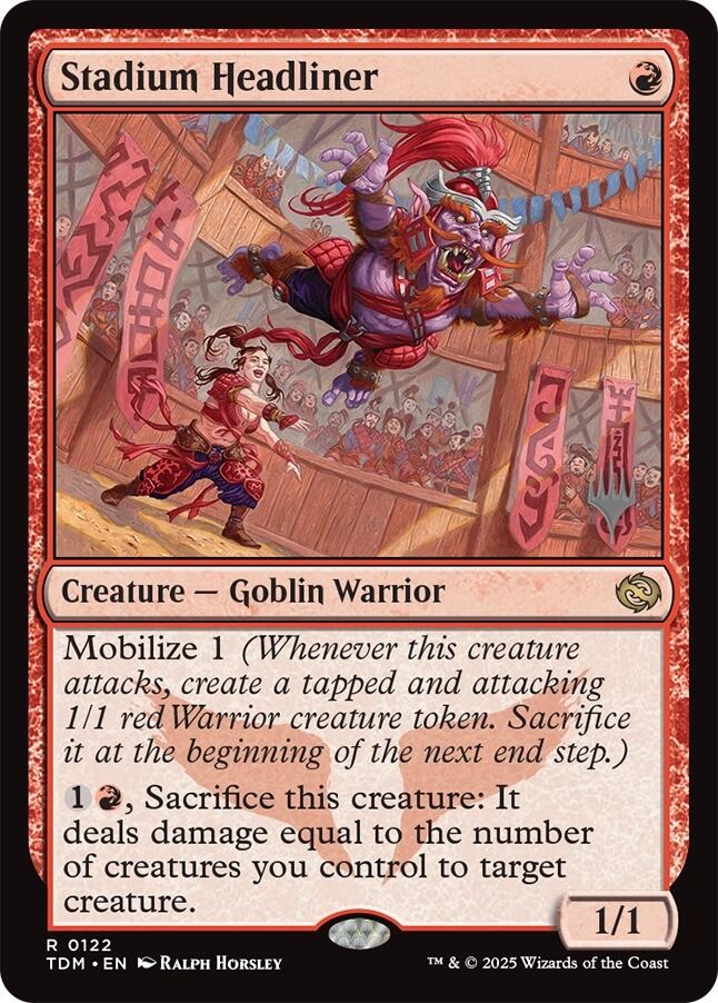 Stadium Headliner (Promo Pack) [Tarkir: Dragonstorm Promos] | Deep Dive Games St. Marys