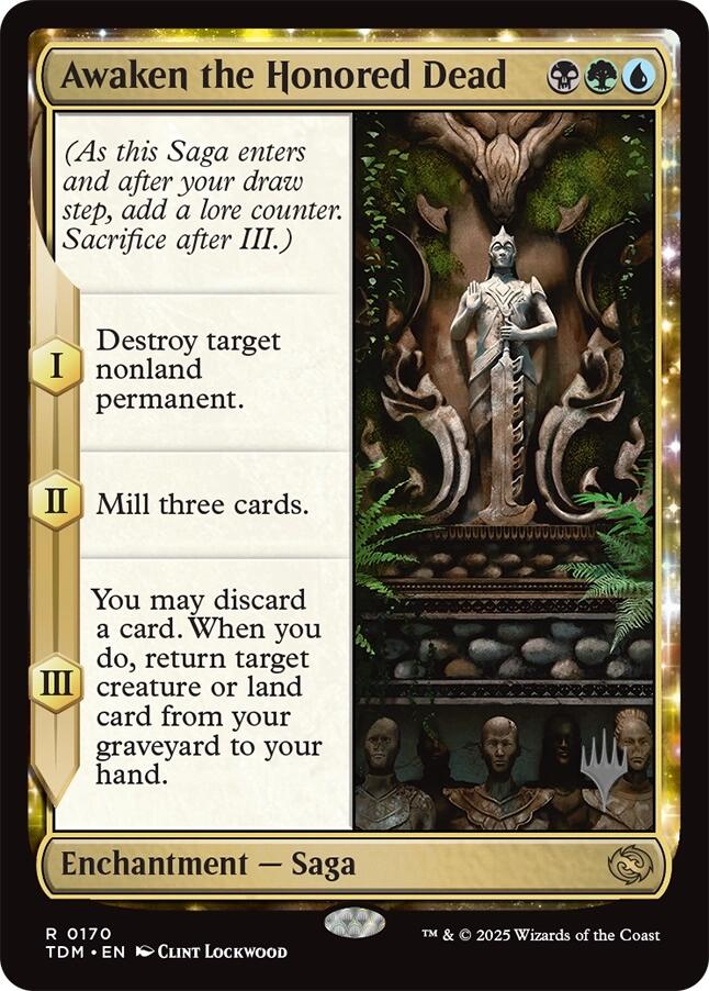 Awaken the Honored Dead (Promo Pack) [Tarkir: Dragonstorm Promos] | Deep Dive Games St. Marys