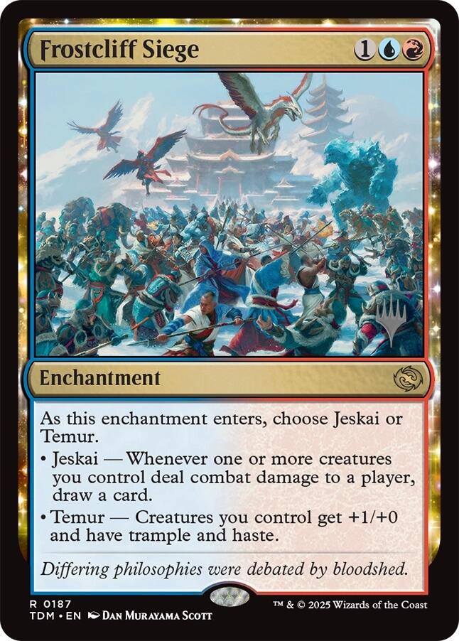 Frostcliff Siege (Promo Pack) [Tarkir: Dragonstorm Promos] | Deep Dive Games St. Marys