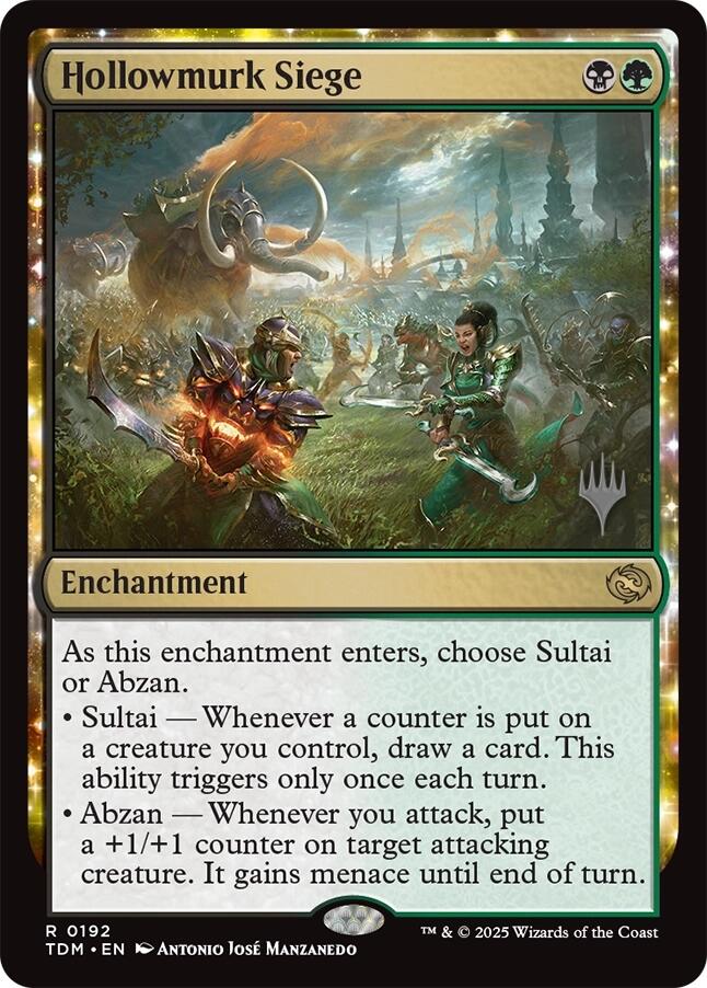 Hollowmurk Siege (Promo Pack) [Tarkir: Dragonstorm Promos] | Deep Dive Games St. Marys