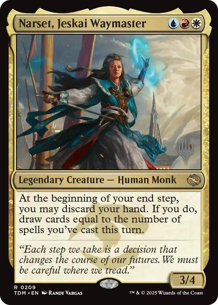Narset, Jeskai Waymaster (Promo Pack) [Tarkir: Dragonstorm Promos] | Deep Dive Games St. Marys