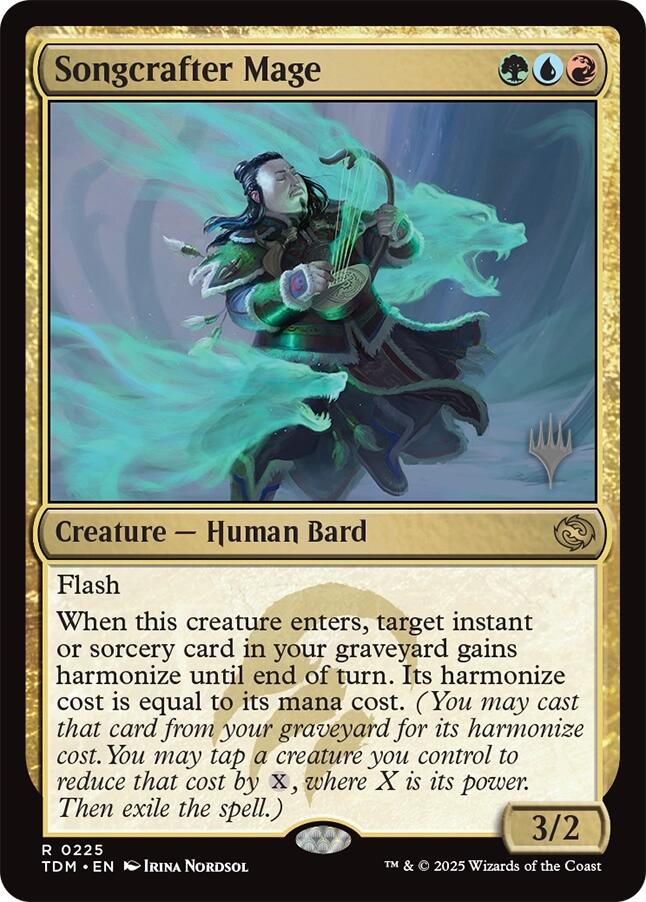 Songcrafter Mage (Promo Pack) [Tarkir: Dragonstorm Promos] | Deep Dive Games St. Marys