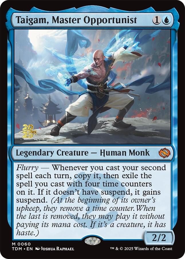 Taigam, Master Opportunist [Tarkir: Dragonstorm Prerelease Promos] | Deep Dive Games St. Marys