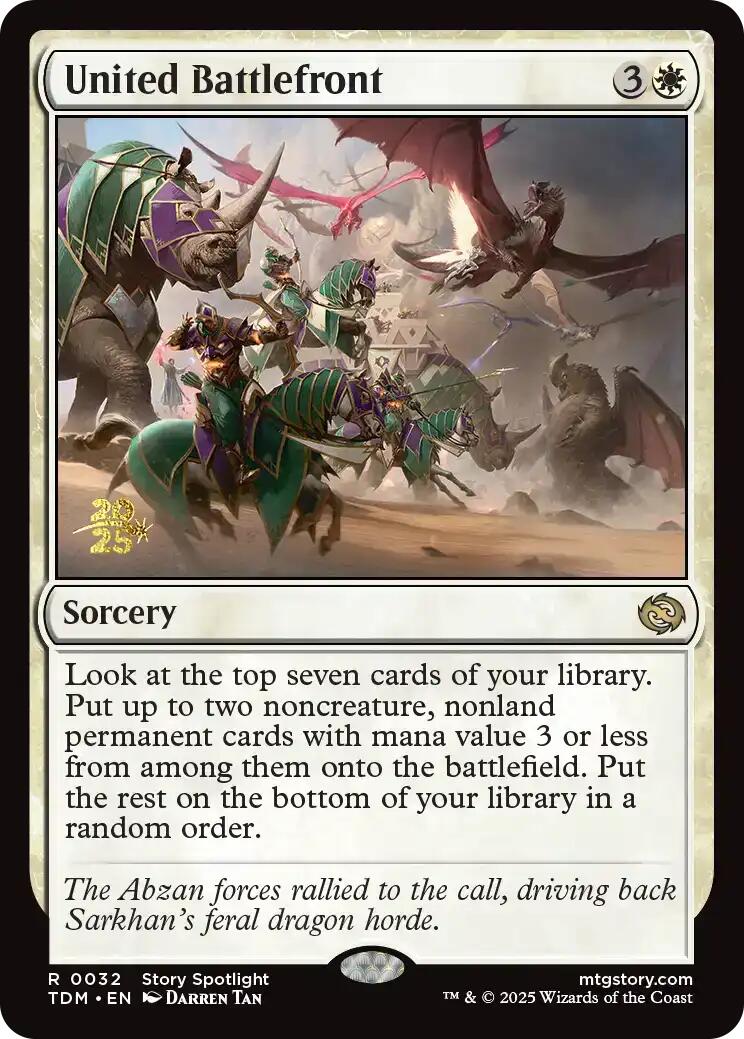 United Battlefront [Tarkir: Dragonstorm Prerelease Promos] | Deep Dive Games St. Marys