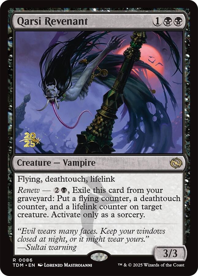 Qarsi Revenant [Tarkir: Dragonstorm Prerelease Promos] | Deep Dive Games St. Marys