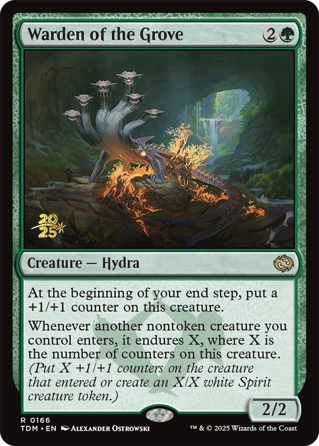 Warden of the Grove [Tarkir: Dragonstorm Prerelease Promos] | Deep Dive Games St. Marys