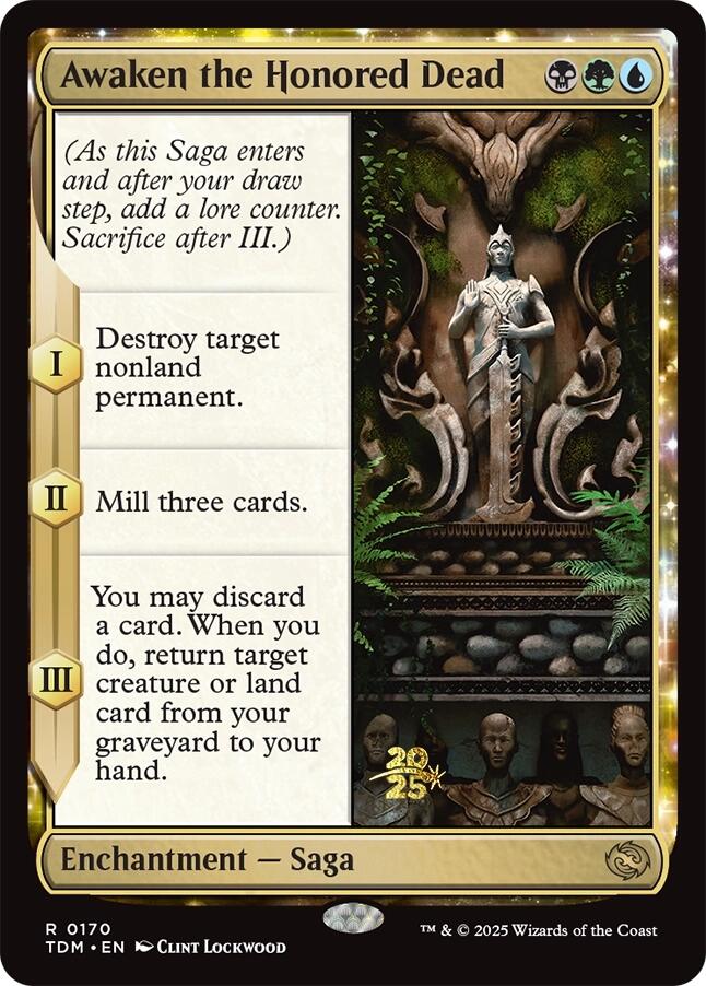 Awaken the Honored Dead [Tarkir: Dragonstorm Prerelease Promos] | Deep Dive Games St. Marys