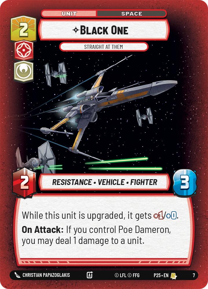 Black One - Straight At Them (7) (7) [Store Showdown Promos] | Deep Dive Games St. Marys