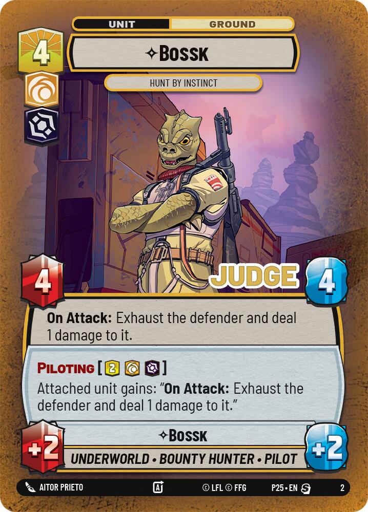 Bossk - Hunt By Instinct (2) (2) [Judge Promos] | Deep Dive Games St. Marys