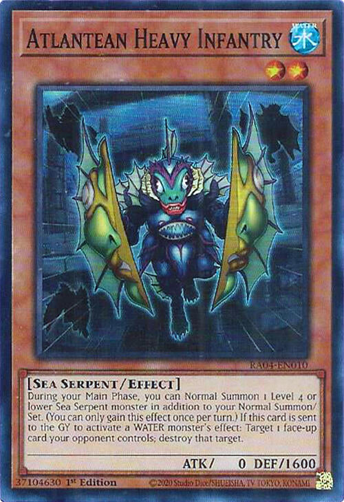 Atlantean Heavy Infantry [RA04-EN010] Super Rare | Deep Dive Games St. Marys