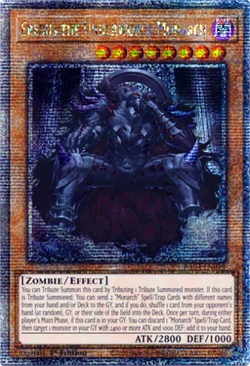 Erebus the Underworld Monarch [RA04-EN019] Quarter Century Secret Rare | Deep Dive Games St. Marys