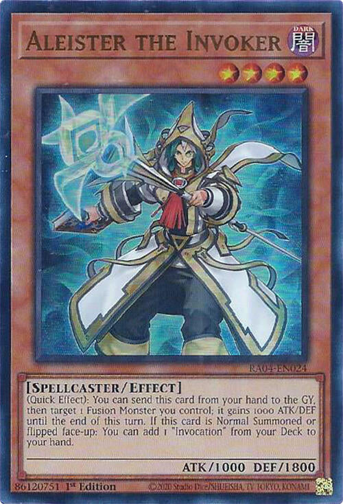 Aleister the Invoker (Alternate Art) [RA04-EN024] Ultra Rare | Deep Dive Games St. Marys