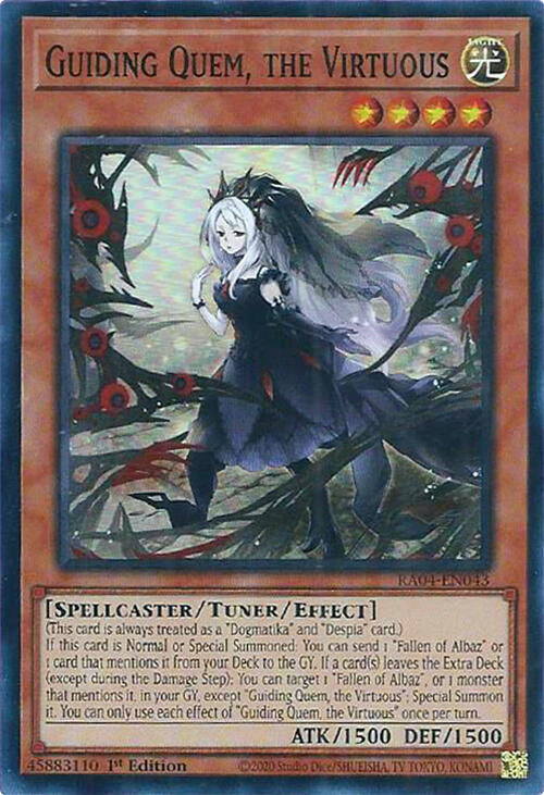 Guiding Quem, the Virtuous [RA04-EN043] Super Rare | Deep Dive Games St. Marys