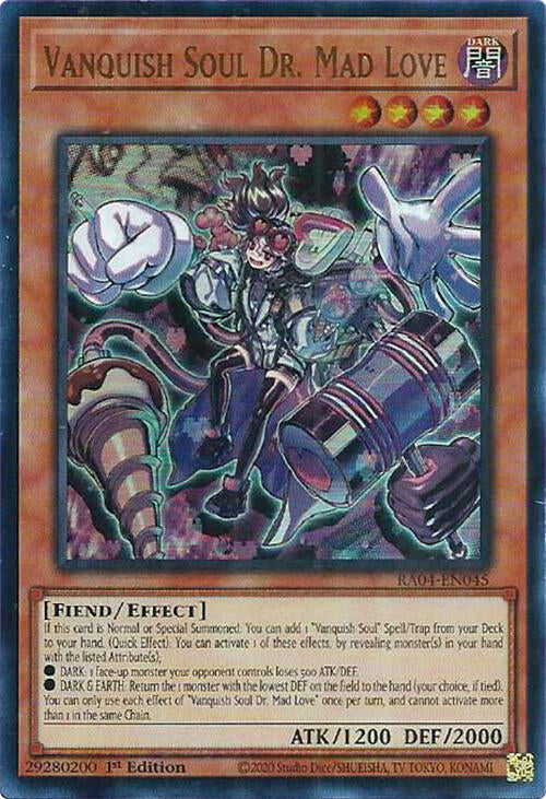 Vanquish Soul Dr. Mad Love [RA04-EN045] Ultra Rare | Deep Dive Games St. Marys