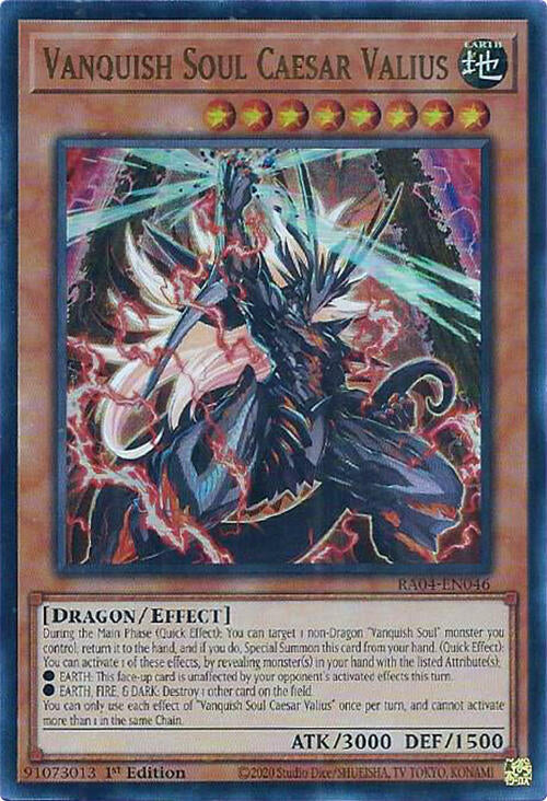 Vanquish Soul Caesar Valius [RA04-EN046] Ultra Rare | Deep Dive Games St. Marys