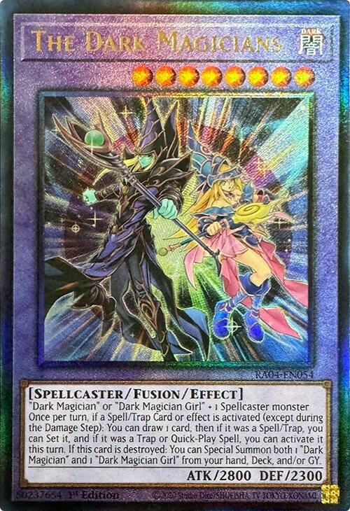 The Dark Magicians [RA04-EN054] Prismatic Ultimate Rare | Deep Dive Games St. Marys
