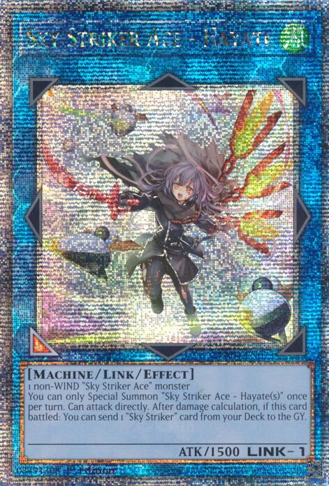 Sky Striker Ace - Hayate (New Art) [RA04-EN073] Quarter Century Secret Rare | Deep Dive Games St. Marys