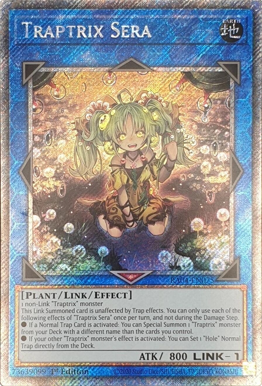 Traptrix Sera [RA04-EN075] Platinum Secret Rare | Deep Dive Games St. Marys