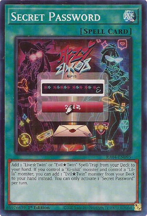 Secret Password [RA04-EN095] Super Rare | Deep Dive Games St. Marys