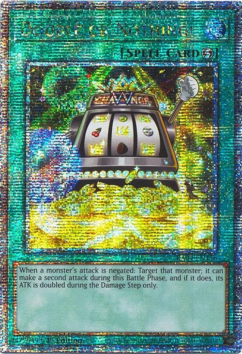 Double or Nothing! [RA04-EN156] Quarter Century Secret Rare | Deep Dive Games St. Marys