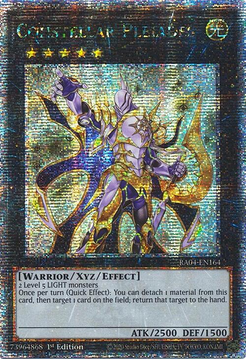 Constellar Pleiades [RA04-EN164] Quarter Century Secret Rare | Deep Dive Games St. Marys