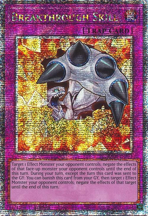 Breakthrough Skill [RA04-EN202] Quarter Century Secret Rare | Deep Dive Games St. Marys