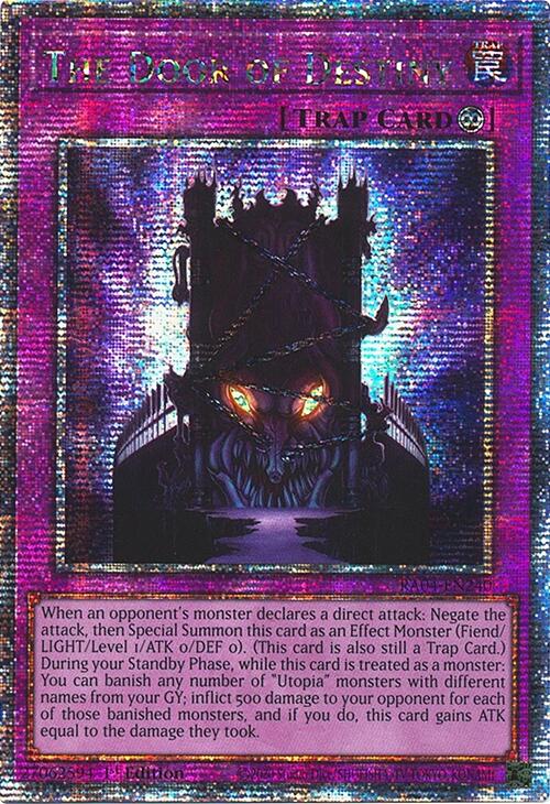 The Door of Destiny [RA04-EN240] Quarter Century Secret Rare | Deep Dive Games St. Marys