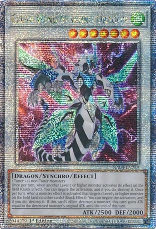 Clear Wing Synchro Dragon [RA04-EN249] Quarter Century Secret Rare | Deep Dive Games St. Marys