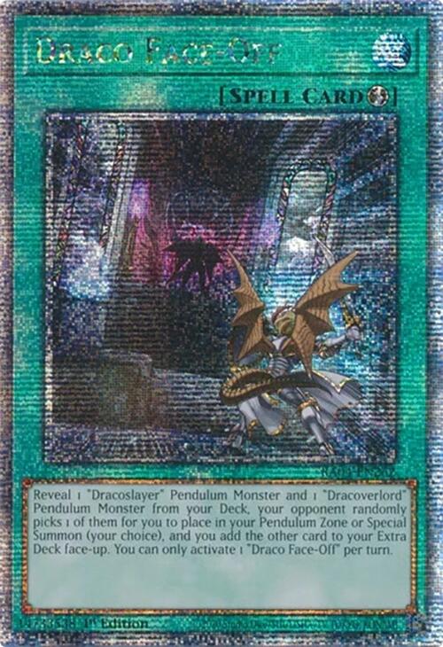 Draco Face-Off [RA04-EN262] Quarter Century Secret Rare | Deep Dive Games St. Marys