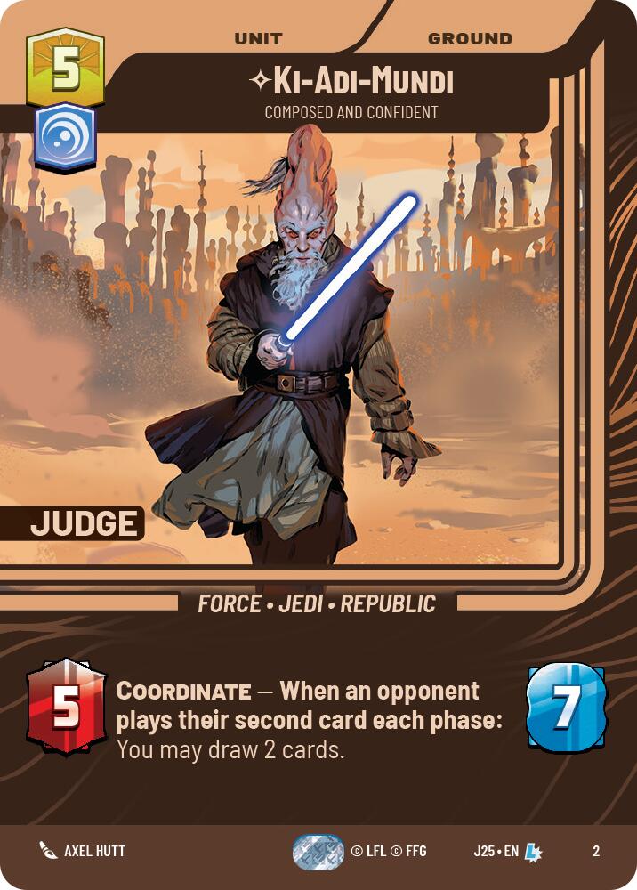 Ki-Adi-Mundi - Composed and Confident (2) (2) [Judge Promos] | Deep Dive Games St. Marys