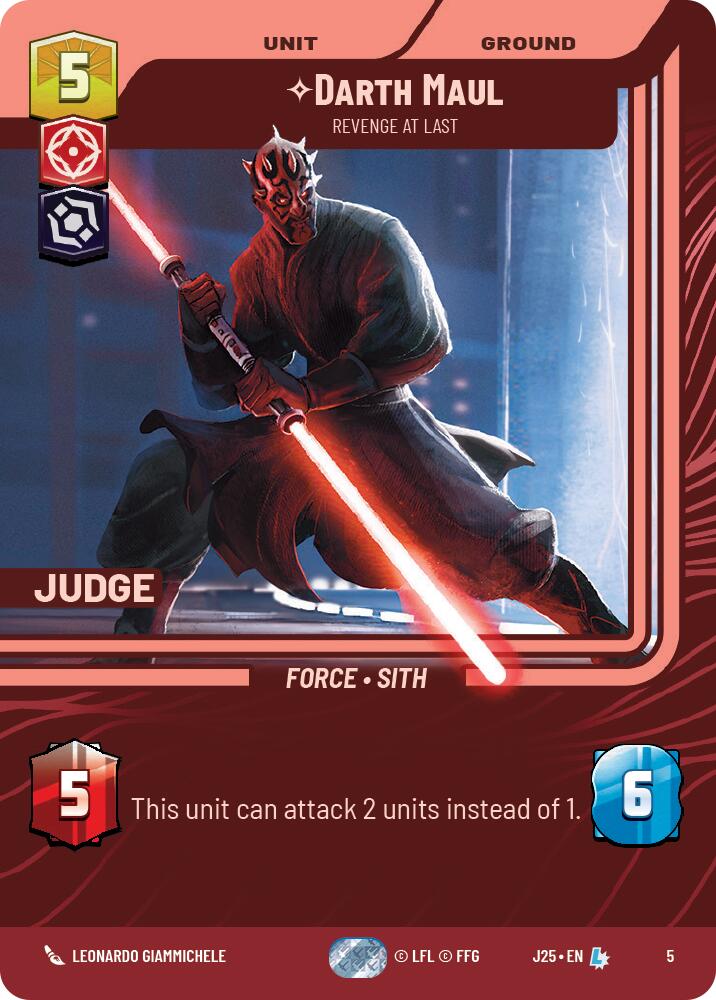 Darth Maul - Revenge at Last (5) (5) [Judge Promos] | Deep Dive Games St. Marys