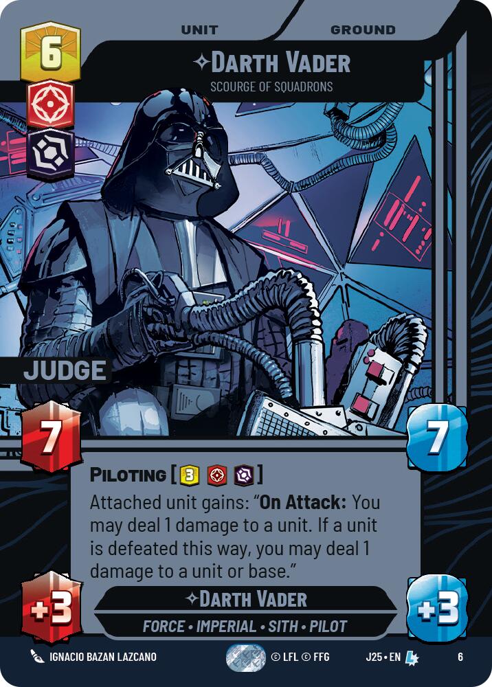 Darth Vader - Scourge of Squadrons (6) (6) [Judge Promos] | Deep Dive Games St. Marys
