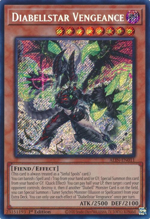 Diabellstar Vengeance [ALIN-EN011] Secret Rare | Deep Dive Games St. Marys