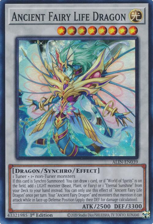 Ancient Fairy Life Dragon [ALIN-EN039] Super Rare | Deep Dive Games St. Marys
