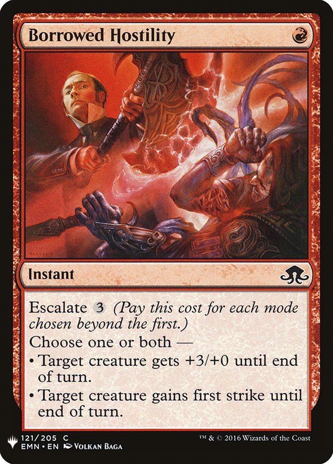 Borrowed Hostility [Mystery Booster] | Deep Dive Games St. Marys