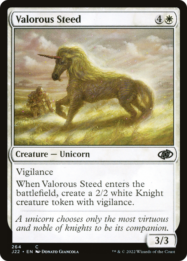Valorous Steed [Jumpstart 2022] | Deep Dive Games St. Marys