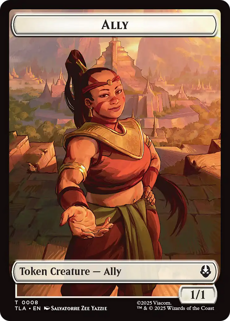 Ally (0008) // Soldier (0002) Double-Sided Token [Avatar: The Last Airbender Tokens] | Deep Dive Games St. Marys