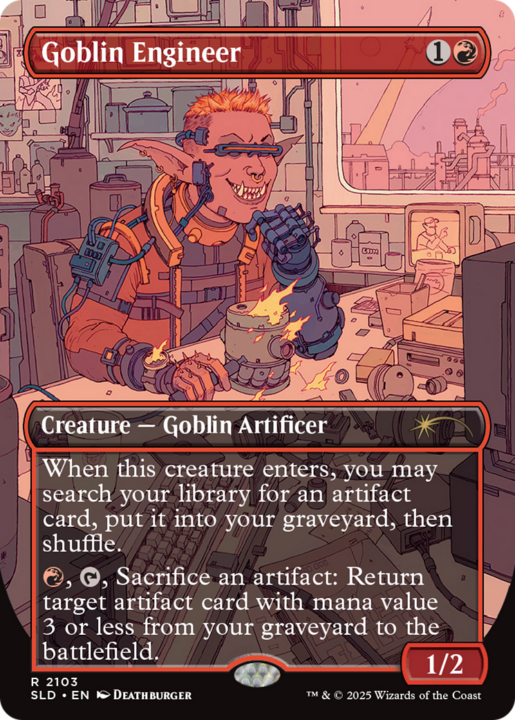 Goblin Engineer (Galaxy Foil) [Secret Lair Drop Series] | Deep Dive Games St. Marys