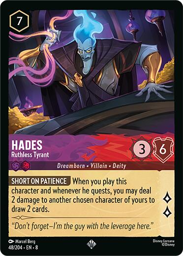 Hades - Ruthless Tyrant (48/204) [Reign of Jafar] | Deep Dive Games St. Marys