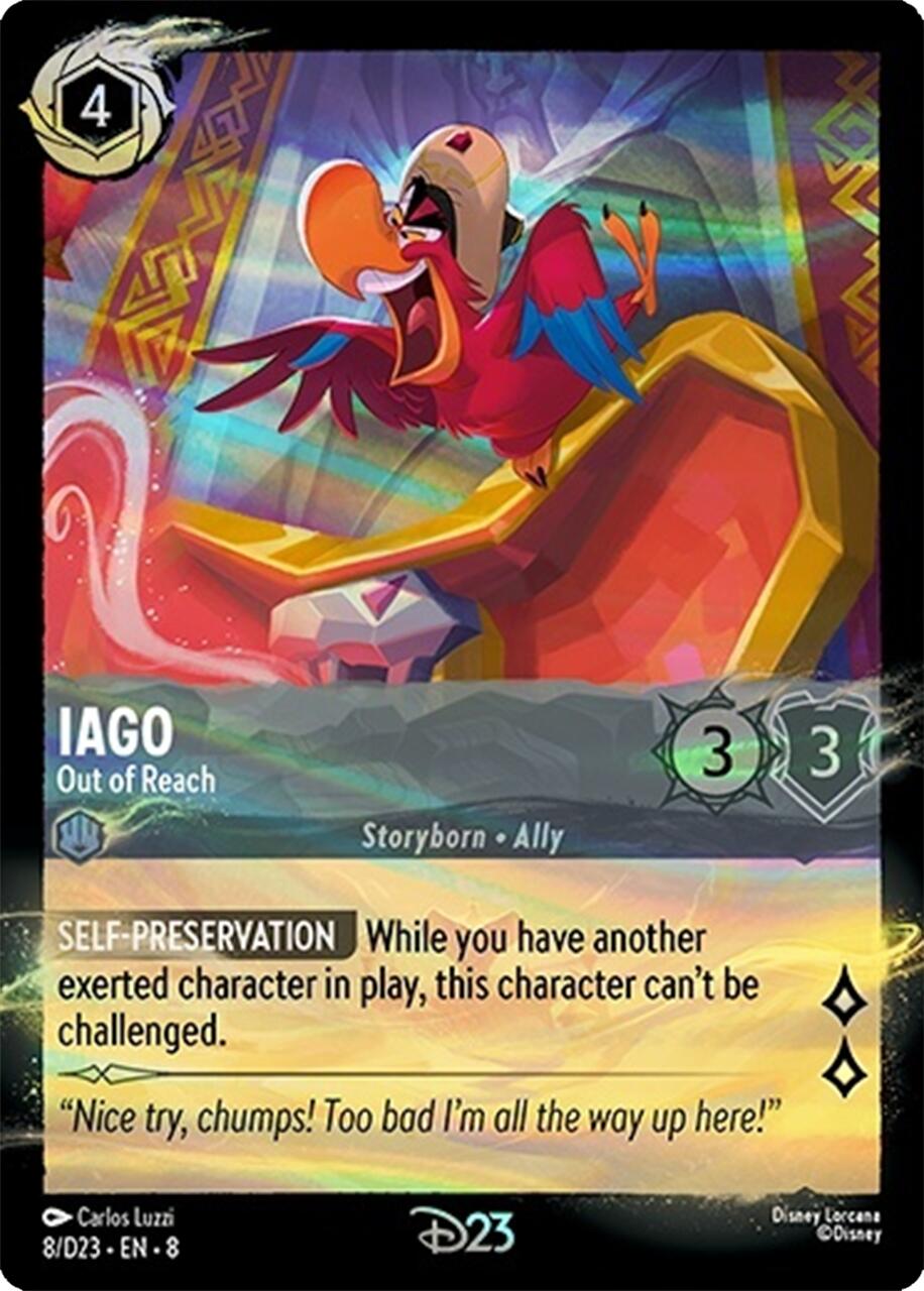 Iago - Out of Reach (8) [Promo Cards] | Deep Dive Games St. Marys