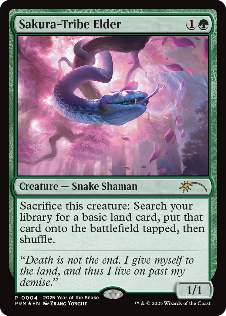 Sakura-Tribe Elder (Year of the Snake 2025) [Standard Showdown Promos] | Deep Dive Games St. Marys