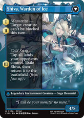 Jill, Shiva's Dominant // Shiva, Warden of Ice (Borderless) [FINAL FANTASY] | Deep Dive Games St. Marys