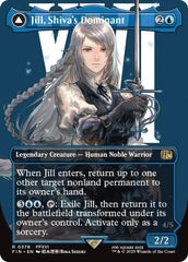Jill, Shiva's Dominant // Shiva, Warden of Ice (Borderless) [FINAL FANTASY] | Deep Dive Games St. Marys