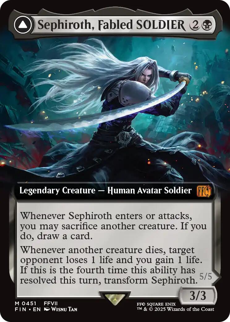 Sephiroth, Fabled SOLDIER // Sephiroth, One-Winged Angel (Extended Art) [FINAL FANTASY] | Deep Dive Games St. Marys