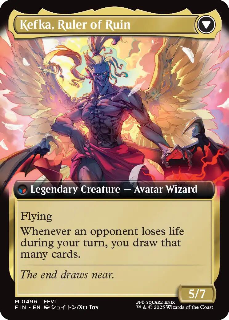 Kefka, Court Mage // Kefka, Ruler of Ruin (Extended Art) [FINAL FANTASY] | Deep Dive Games St. Marys