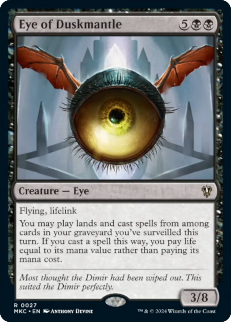 Eye of Duskmantle [Murders at Karlov Manor Commander] | Deep Dive Games St. Marys