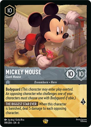 Mickey Mouse - Giant Mouse (199/204) [Reign of Jafar] | Deep Dive Games St. Marys