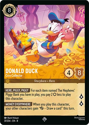 Donald Duck - Coin Collector (37/204) [Reign of Jafar] | Deep Dive Games St. Marys